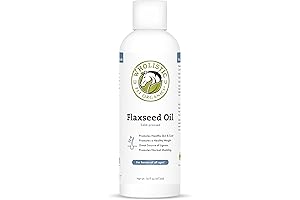 Wholistic Pet Organics Flaxseed Oil: Organic Flaxseed Oil for Dogs