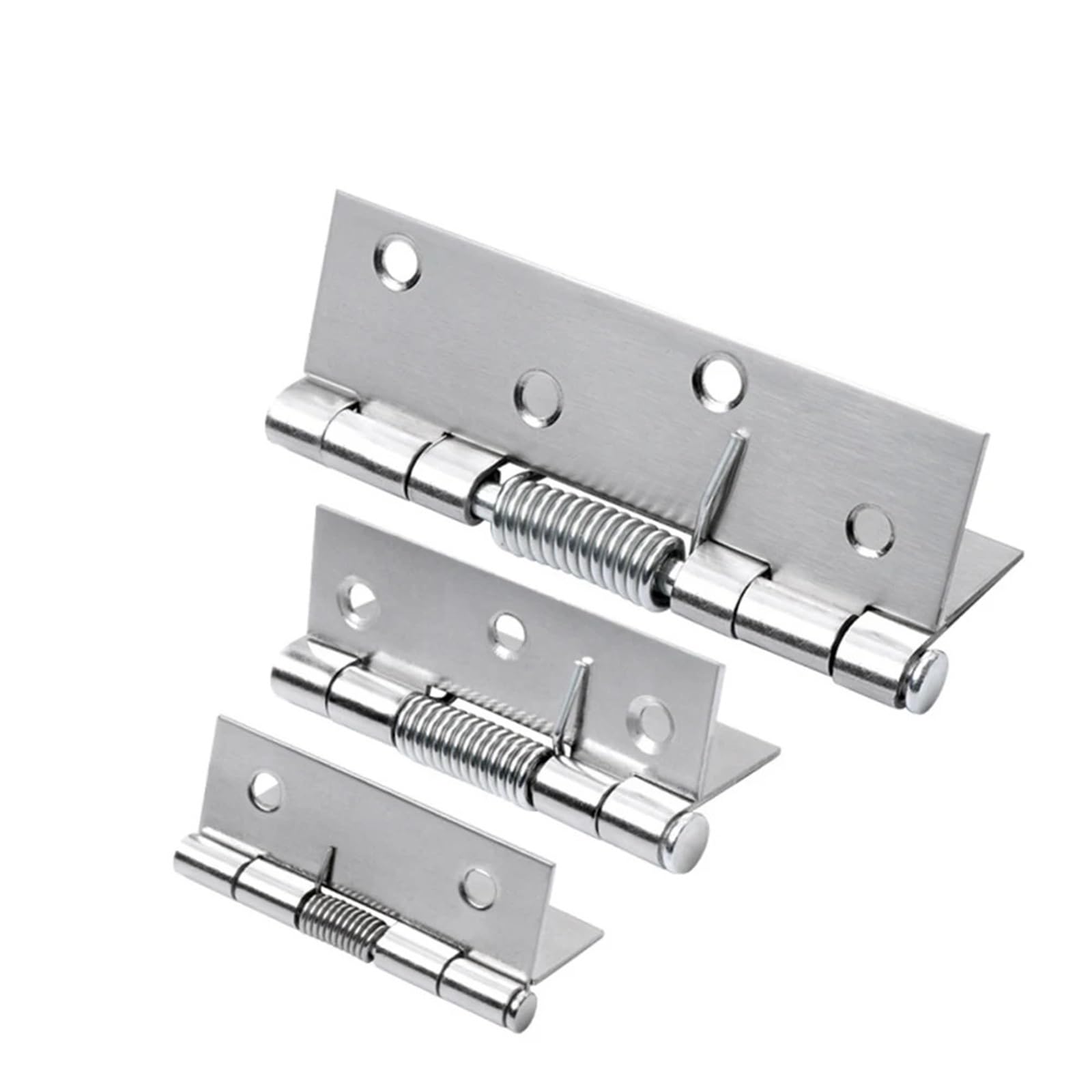 FQJYXWEWL Self Closing Spring Door Hinge Stainless Steel Hardware 2Pcs(2inch)