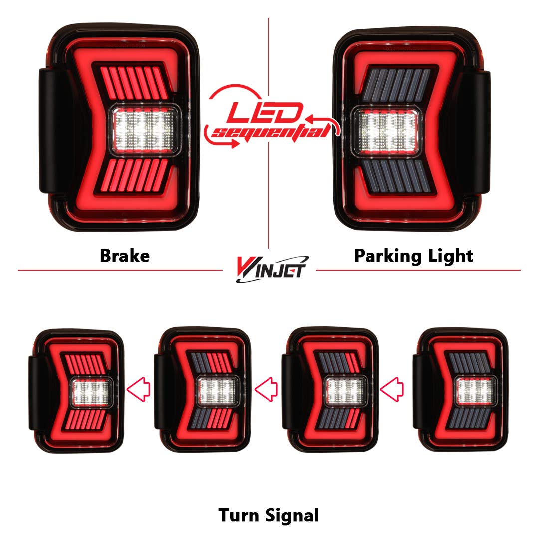 販売期間 限定のお得なタイムセール USテールライト 2020年のジープ剣闘士Taillight LED Taillightsテールライトリア