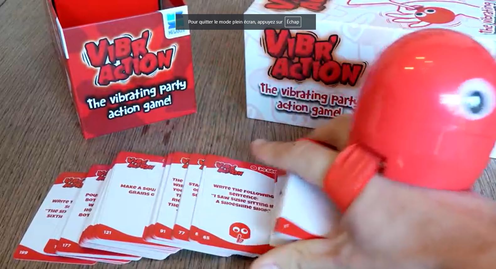 Megableu Vibr Action - Jeu D'Action Vibrant Hilarant Pour Soirées Dès 14 Ans