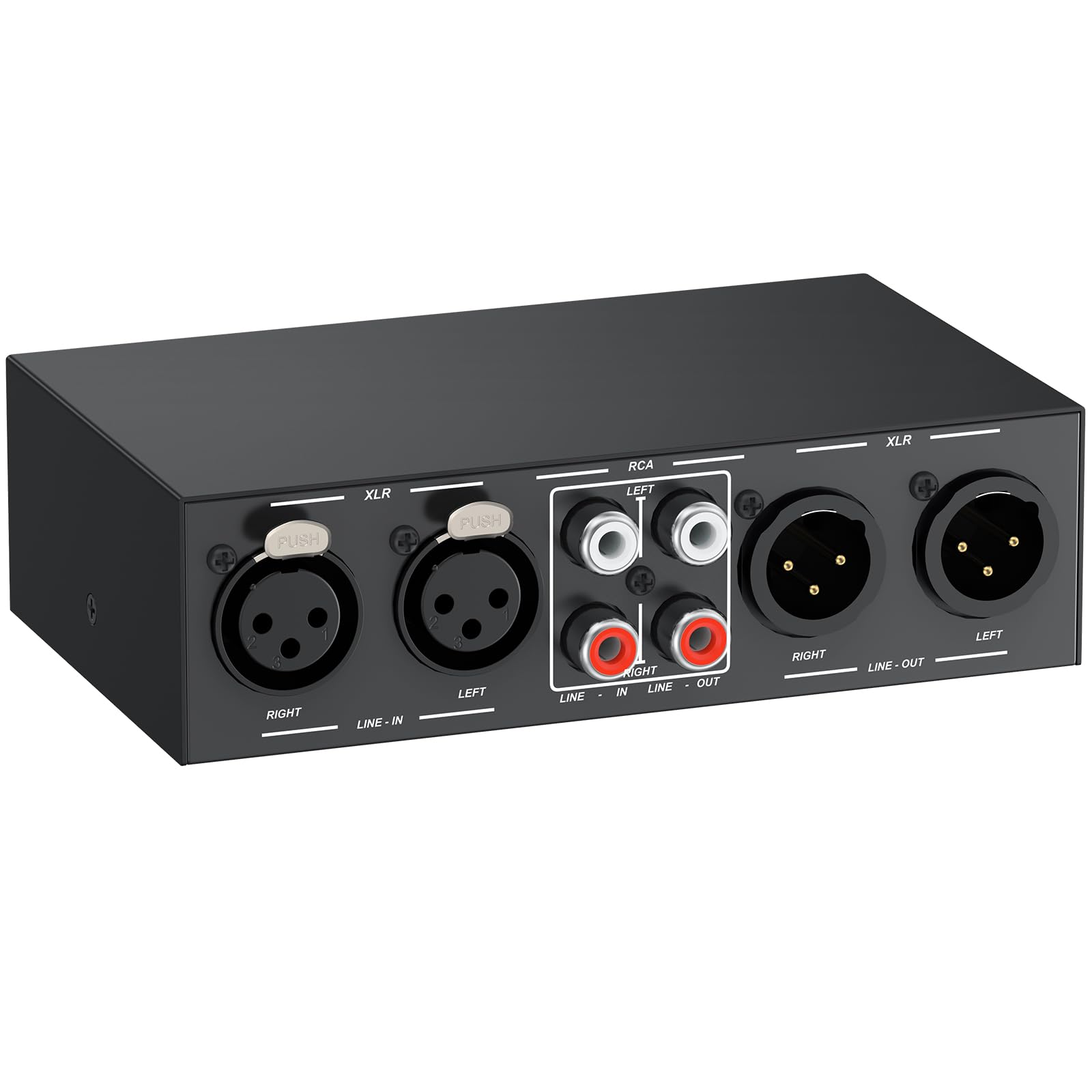 Amazon | PROZOR XLR+RCAオーディオスイッチャー 2入力2出力/2出力2