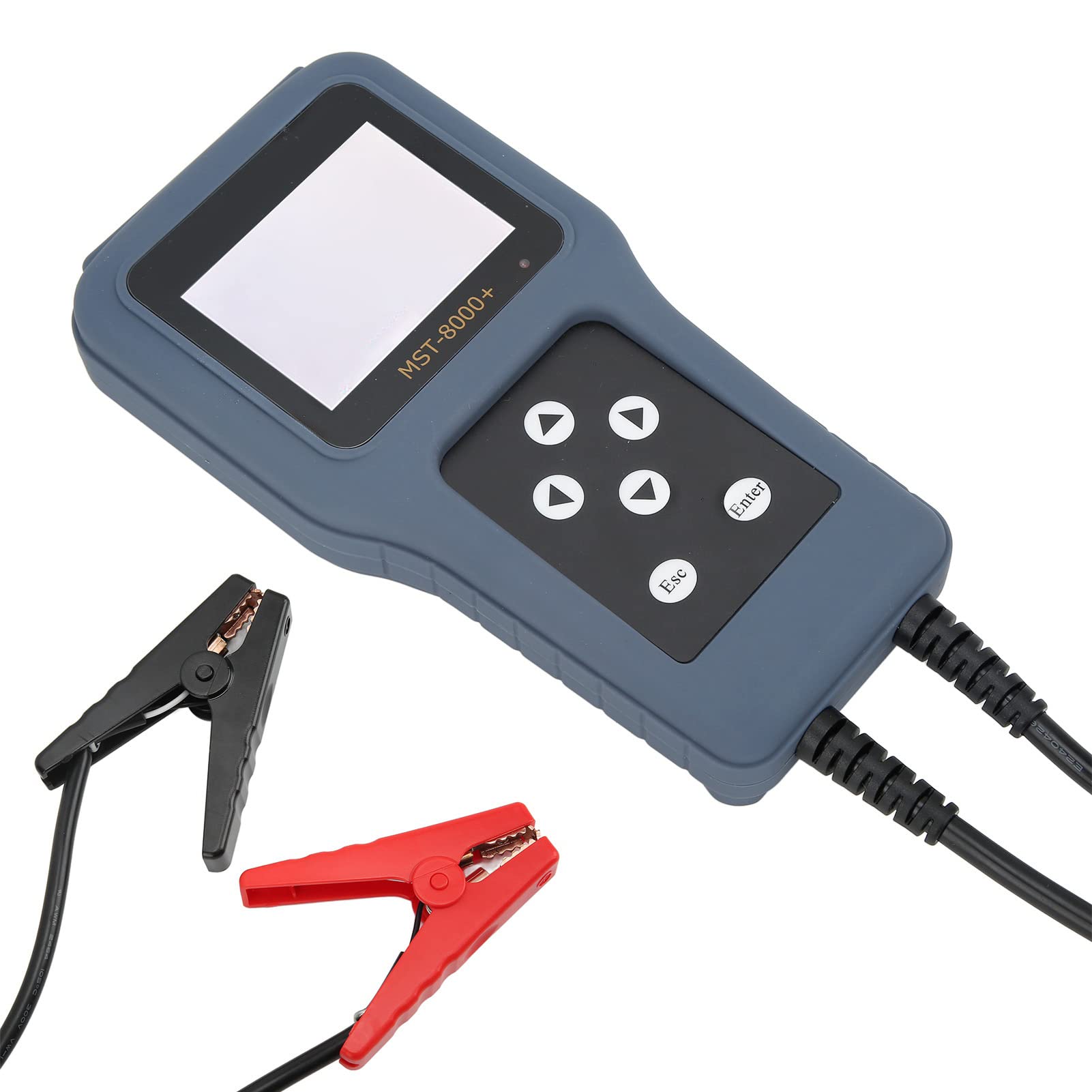 Ejoyous Batterietester ABS Digitaler Batterieanalysator 12V 24V 100 Bis 1700 CCA 3,2-Zoll-TFT-Bildschirm Testet Batterie-Startladesysteme für Autowerkstätten, Mechaniker