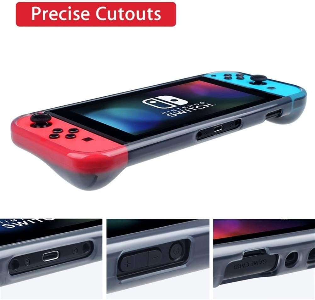 New Soft Silicone Case for Nintendo Switch,Protective Case Cover for Nintendo Switch Lite NS TPU Case Shells with Desk Stand Hot (Color : NS lite Grey) image 3