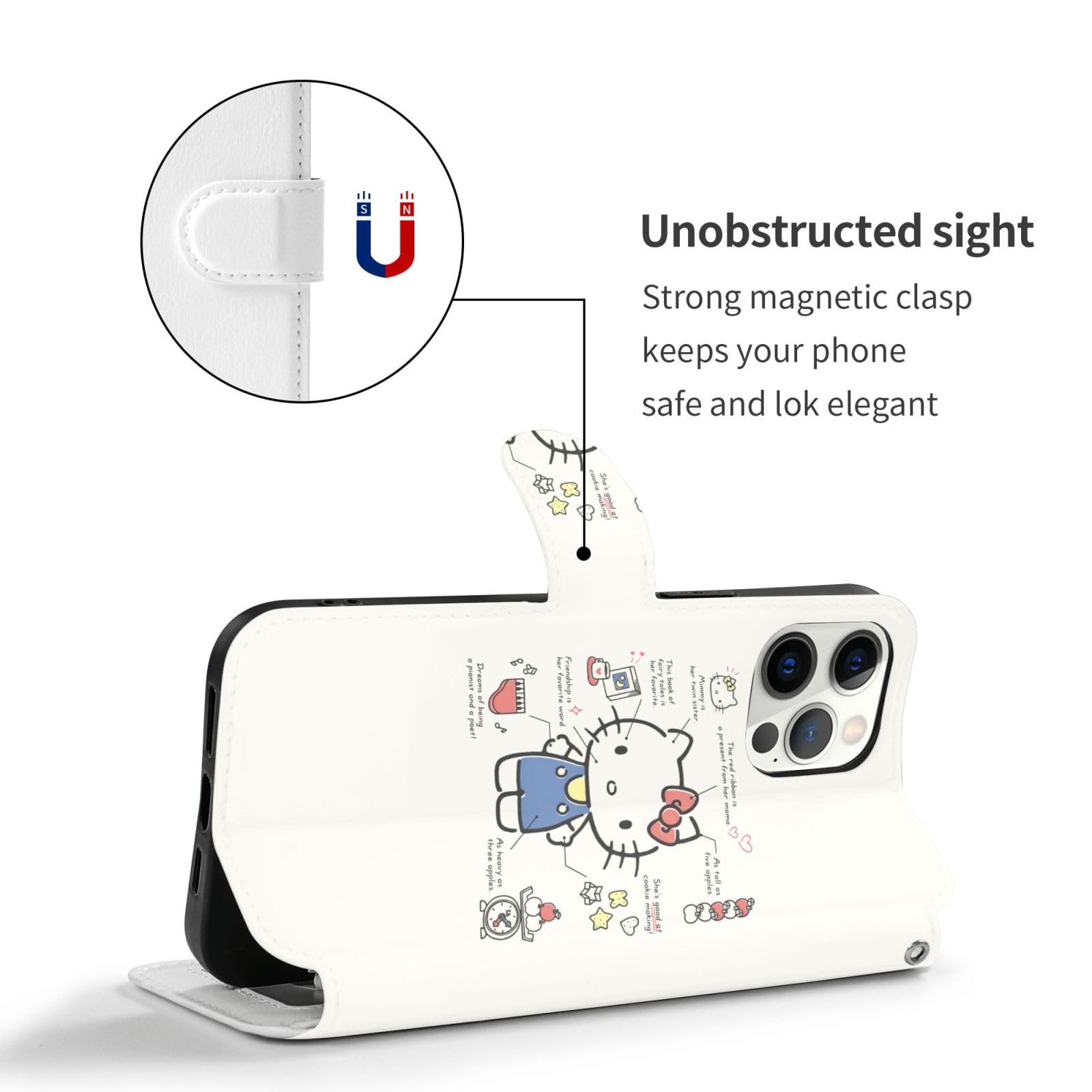 Amazon.co.jp: ハローキティ iPhone12miniケース 手帳型 スマホケース