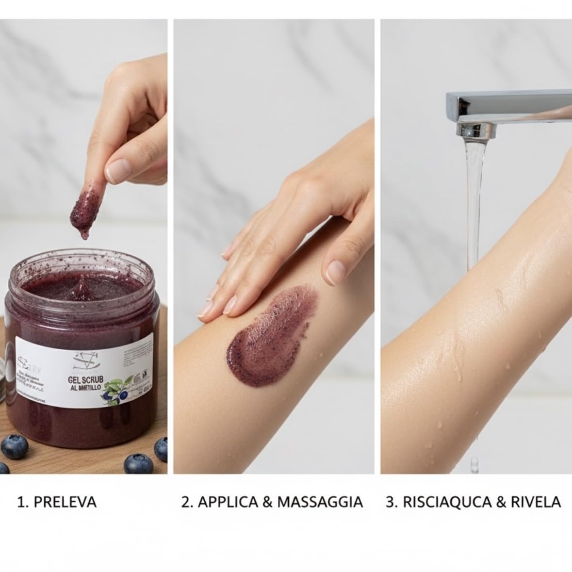 Gel Peeling Heidelbeere ( für empfindliche Haut )