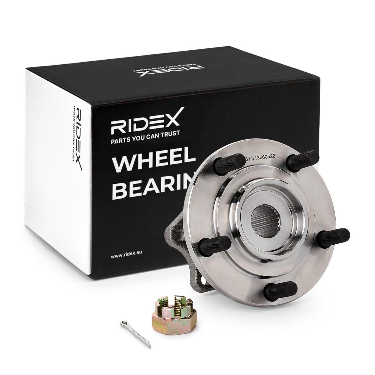 RIDEX 654W0890 Kit cuscinetto ruota Cuscinetto ruota integrato nel mozzo Compatibilità con MITSUBISHI Lancer VII Sedan CSA, CTA