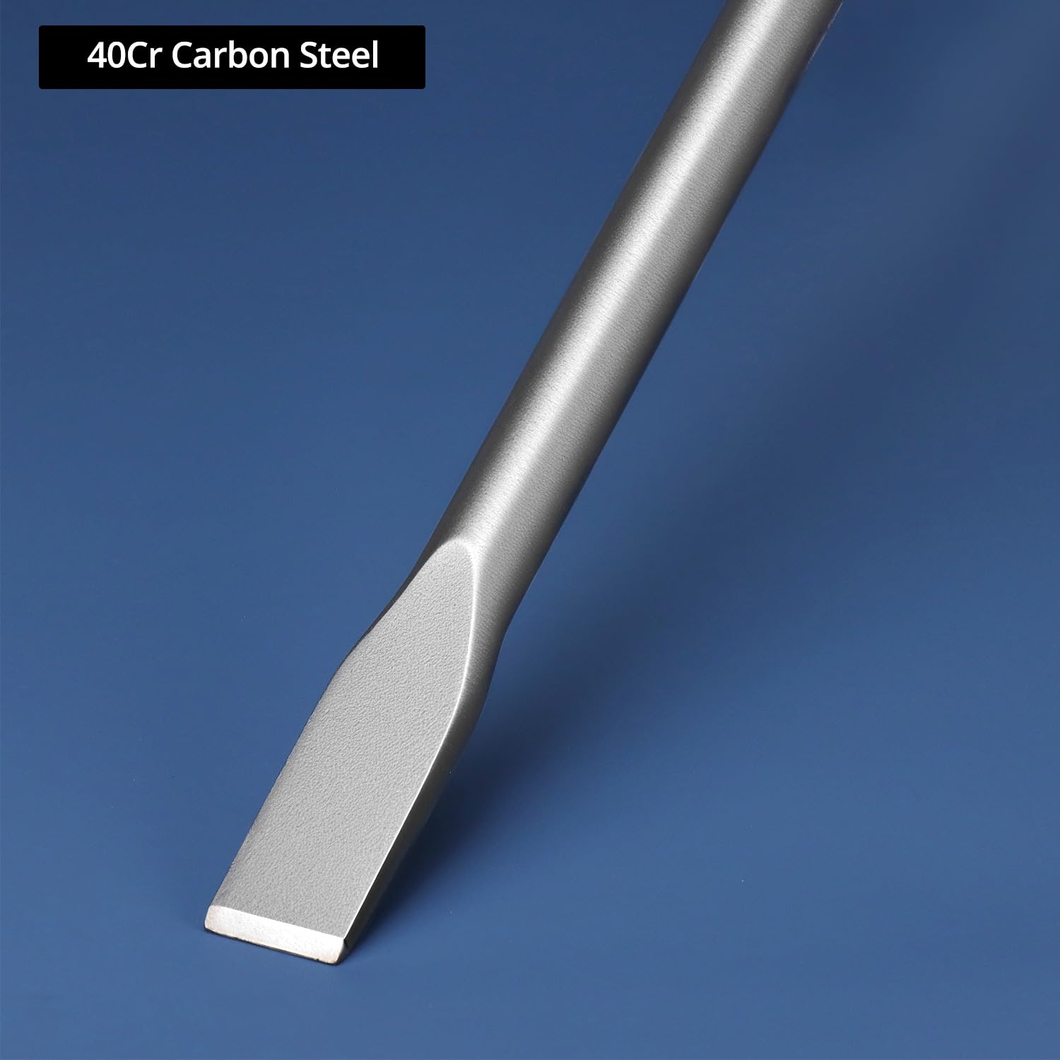 QWORK® SDS-Max Burin pointu et burin plat, 2 pièces, longueur 400 mm, diamètre 18 mm