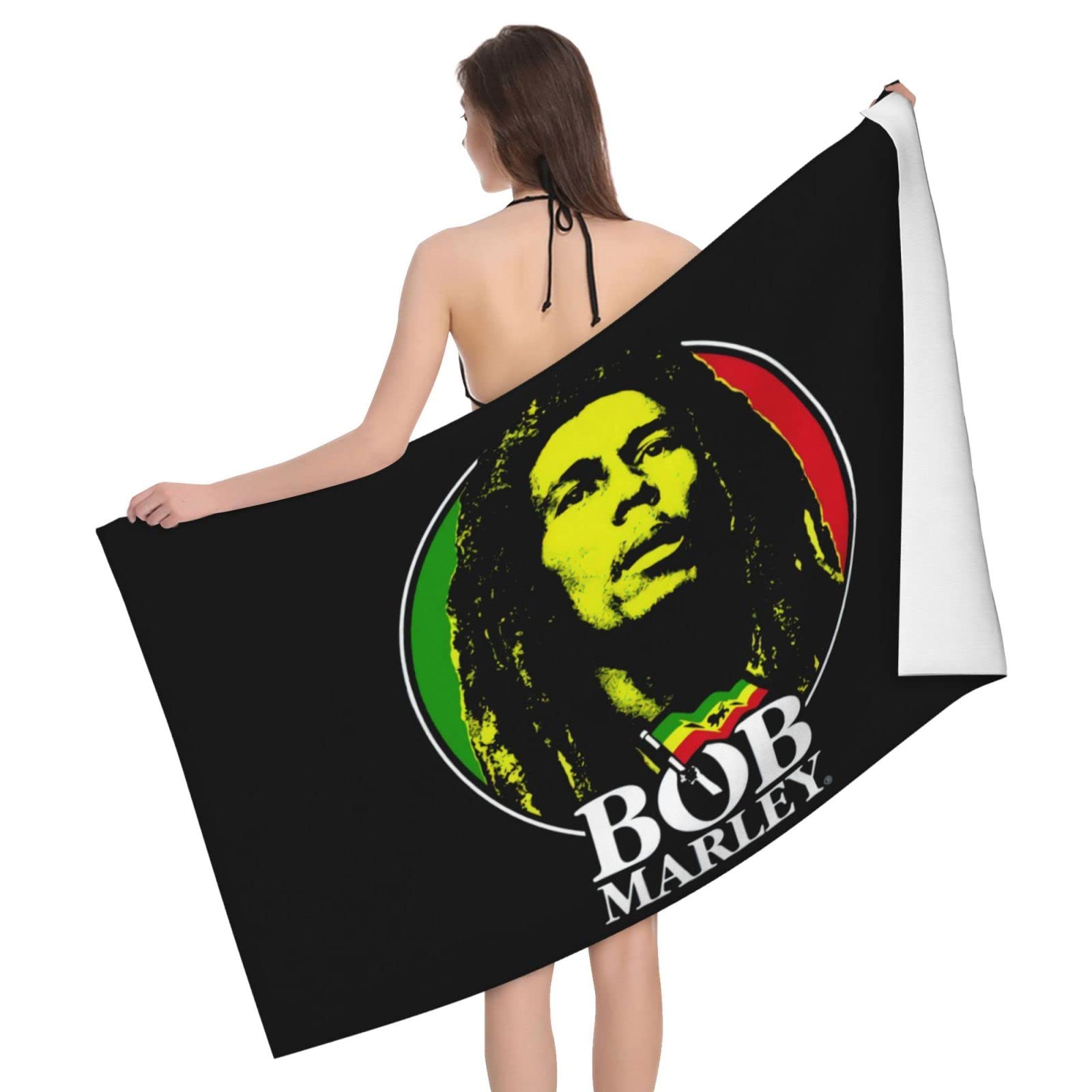 Amazon｜ボブ・マーリー バスタオル タオル マイクロファイバー 大判