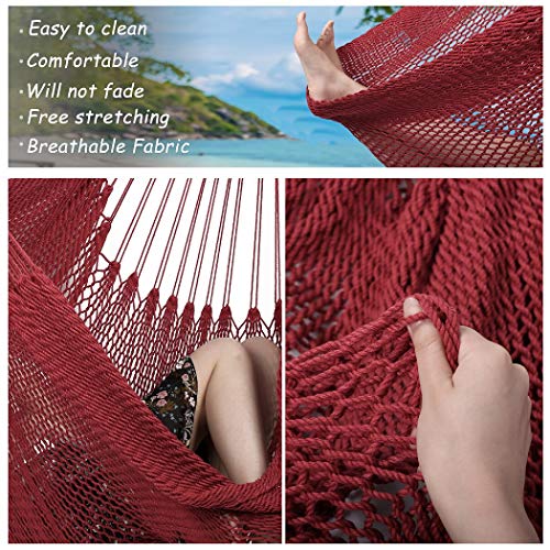 Moonlight Caribbean Hammock Hanging Chair, Durable Polyester Hanging Chair, Indoor/Outdoor Garden & Living Room #TOP3