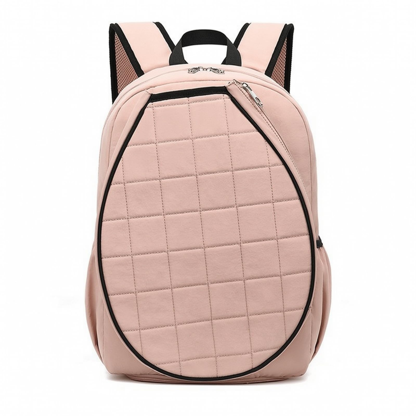 Zaino da Tennis Zaino Sportivo Borsa Racchetta Zaino con Scomparti Borsa Palestra Materiale Nylon con Manico Superiore Laterali Adatto per Allenamento, Array, Rosa, Grande | Capiente, Zaino da Tennis con Porta Scarpe, per Allenamento