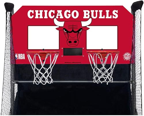 Miniatura 2 de Pop-A-Shot - Inicio Dual Shot con Chicago Bulls NBA Gráficos l Sensor puntuación l 16 modos de juego l 7 bolas l Almacenamiento plegable l para