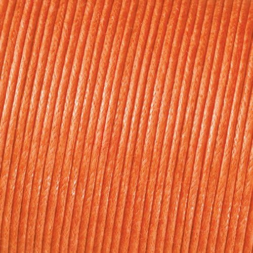 Kumihimo Cord Cotton Waxed ø 1 mm / 6 m Orange