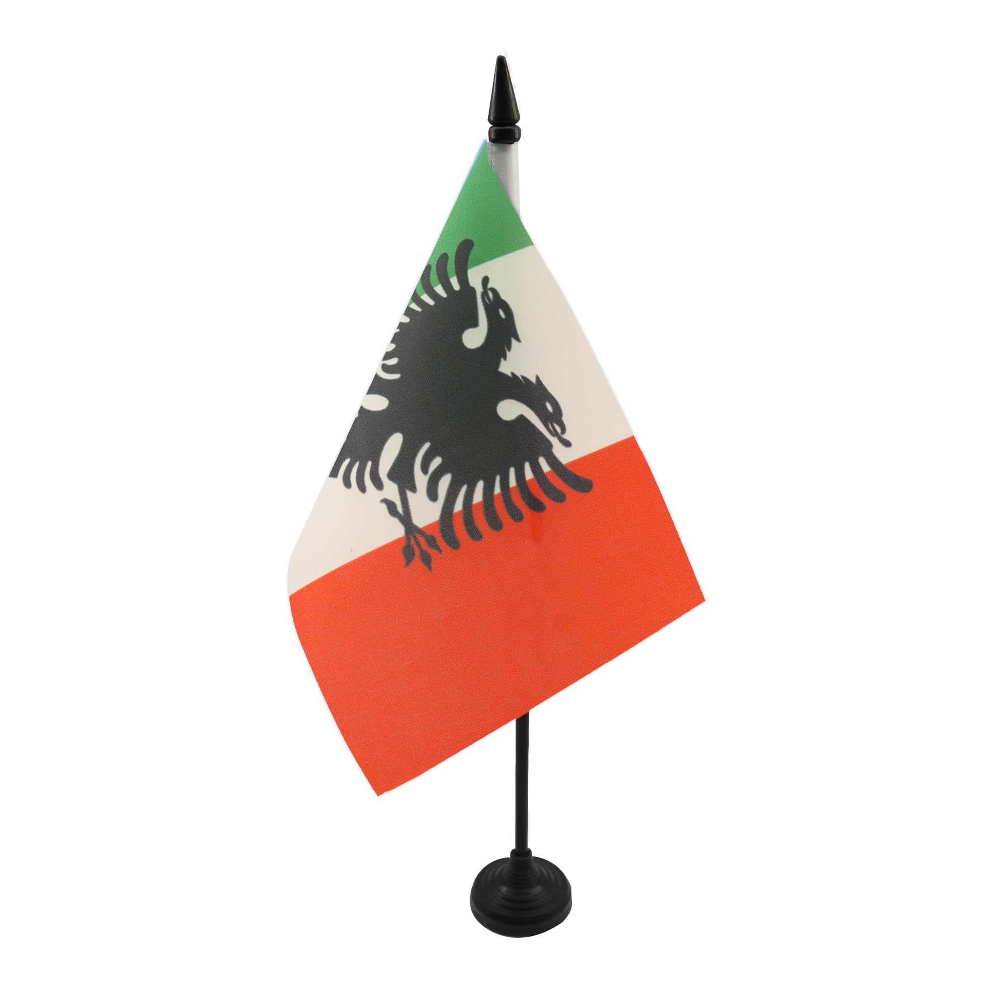 Bandierina Da Tavolo Italia 21x14 Cm AZ FLAG - Piccola Bandiera Italiana Con Base - Foto 3