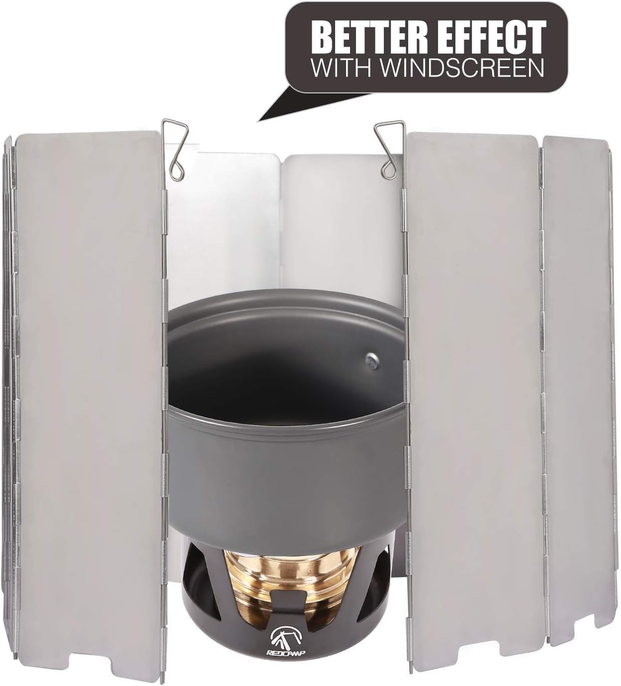 REDCAMP Mini Réchaud à Alcool Cuisinière à Alcool Pour Sac à