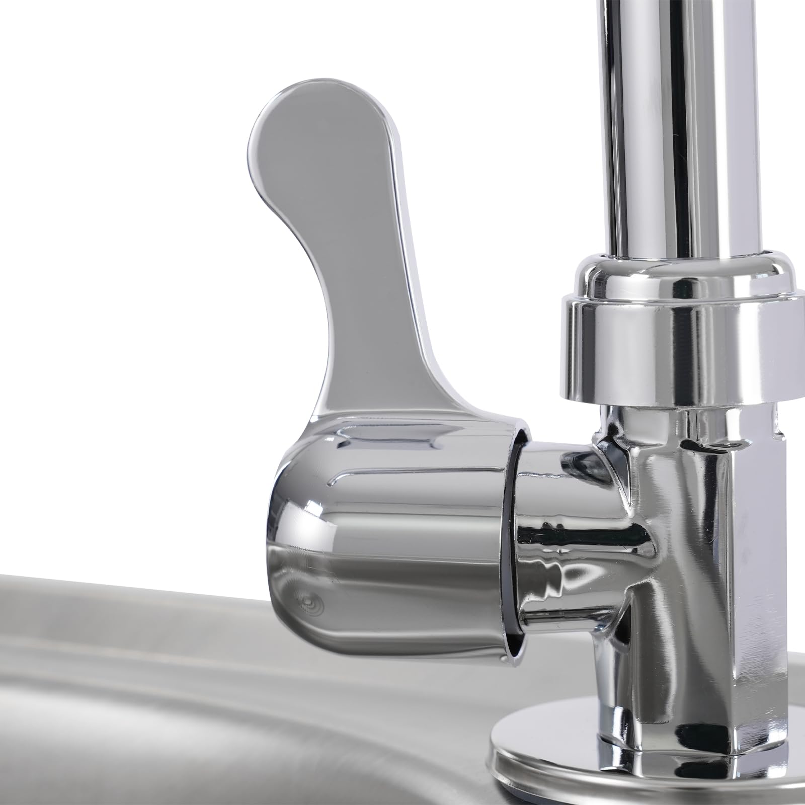 Freistehende Edelstahl Spüle - Mobile Küchenspüle Mit 360° Wasserhahn