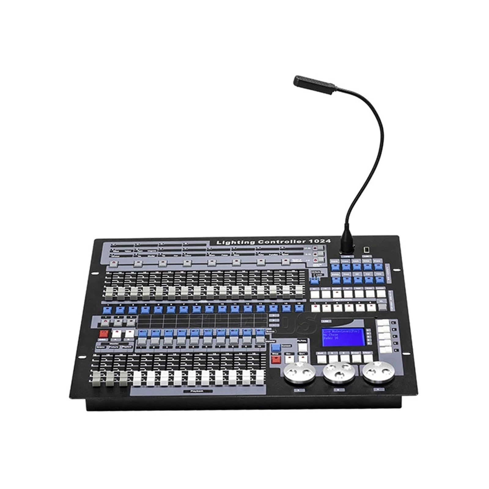 Kontroler DMX, Konsola 1024 z walizką transportową Kontroler DJ-a odpowiedni do ruchomej głowicy oświetleniowej Seria świateł scenicznych Par Light