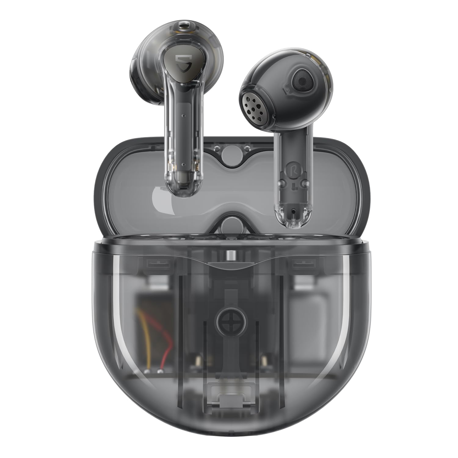 SoundPEATSAir4 Wireless Earbuds with Adaptive Active Noise Cancellation, Earphones Bluetooth 5.3, Qualcomm QCC3071 aptX Lossless, 6 Mics for AI-Enhanced Calls, 26 Hours Battery, APP Control