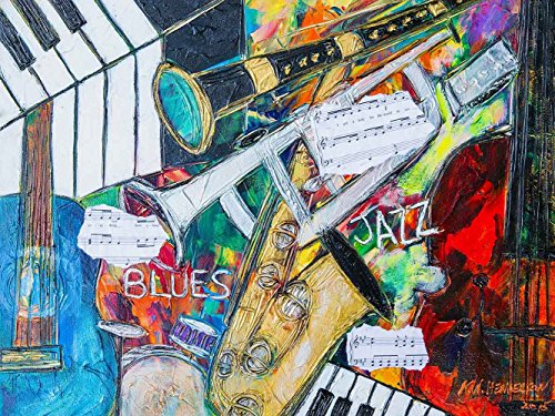 Vangohart Blues & Jazz, Artist Kelvin Henderson Print