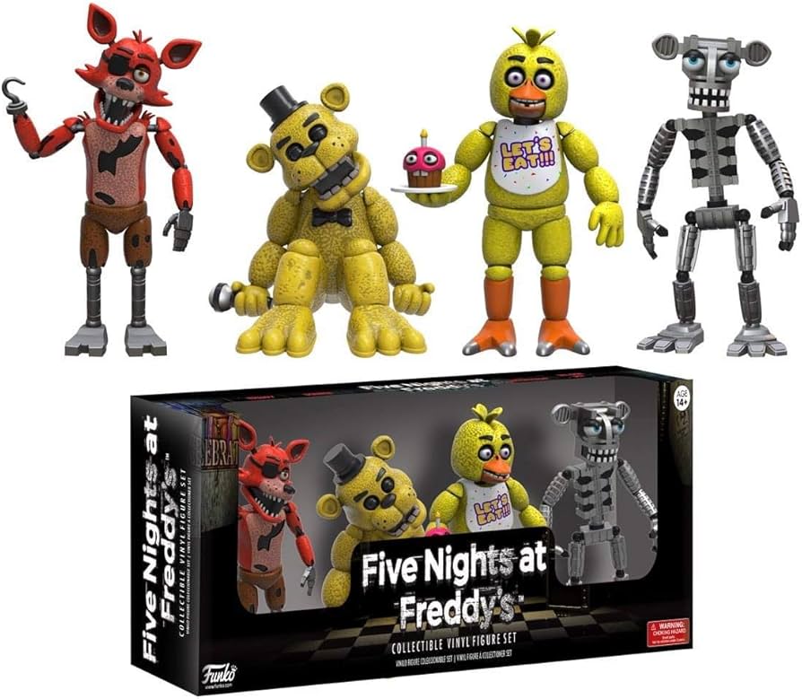Amazon | FIVE NIGHTS AT FREDDY'S 2 FIGURE 4PK PACK1