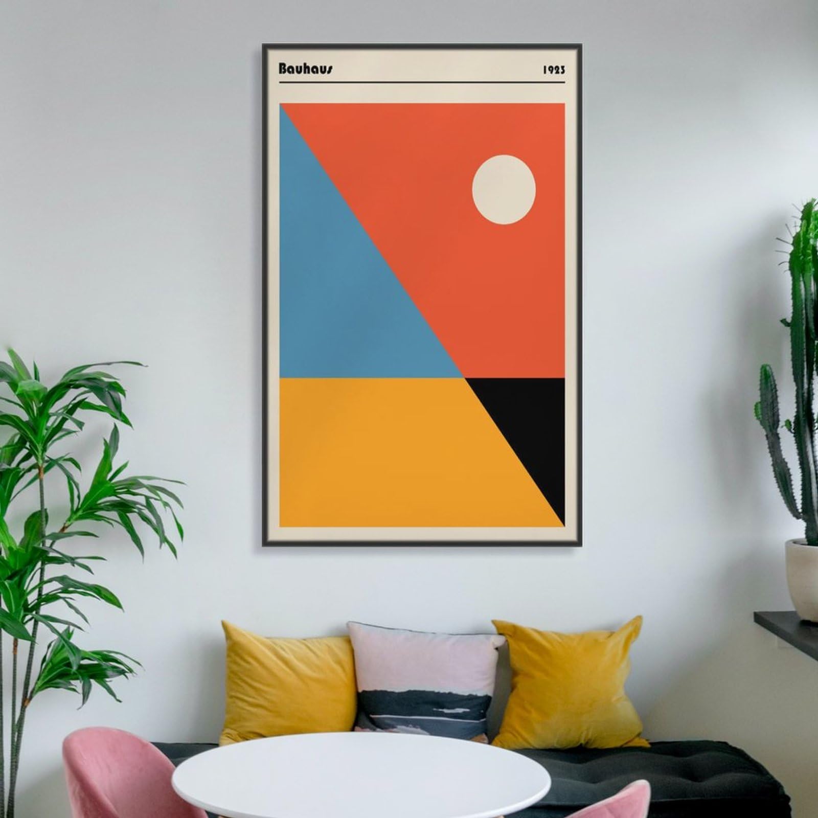 Amazon.co.jp: バウハウス ポスター北欧スタイルの絵画幾何学 オフィス 