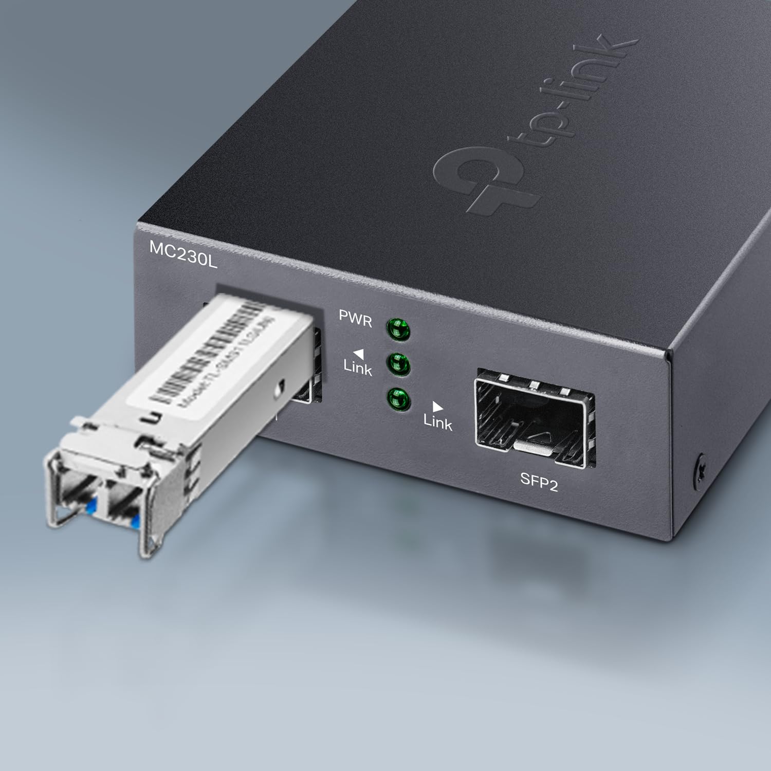 TP-Link MC230L | Convertisseur de média Gigabit SFP vers SFP | Convertissez Entre 2 modules SFP Gigabit | Plug & Play | Boîtier en métal Durable | Compatibilité Polyvalente | remplaçable à Chaud