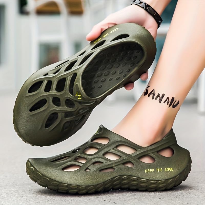 Men's Comfortable Style Slip-On Sports Sandals - Breathable and Anti-Slip, Suitable for Outdoor Activities and Driving, Fashionable Beach Shoes, Made of EVA Material3