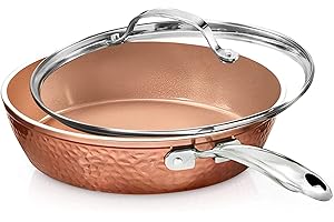 9.5 Inch Gotham Steel Hammered Copper Pan