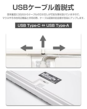 Niz Atom66-1M ミニサイズ/静電容量無接点式/ワイヤレスキーボード NiZ Atom66 White | 66キー コンパクト静電容量キーボード