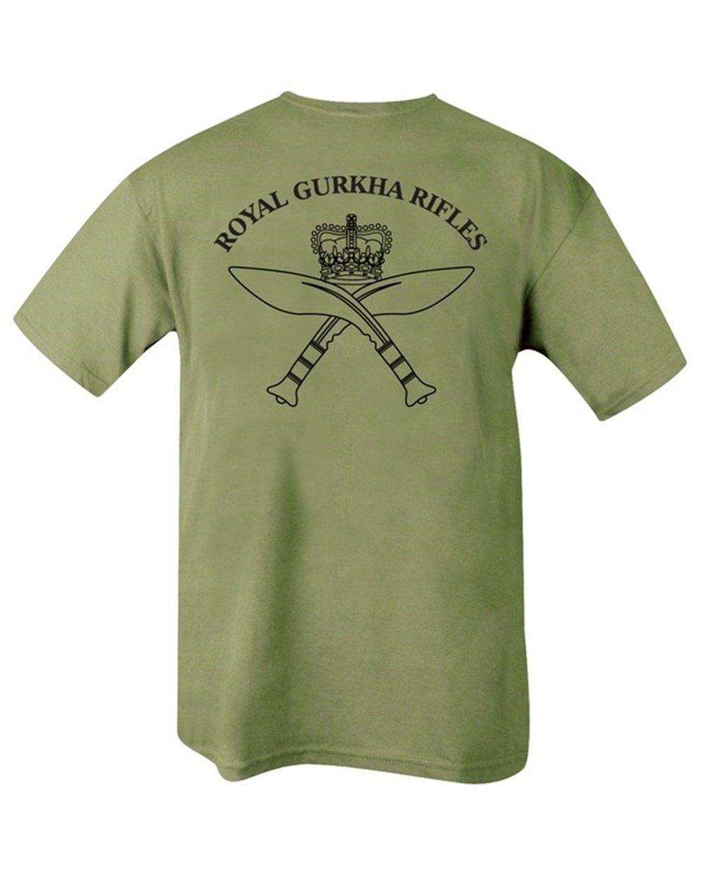 Kombat UK Mens Military Royal Gurkha Rifles T-Shirt (Medium)