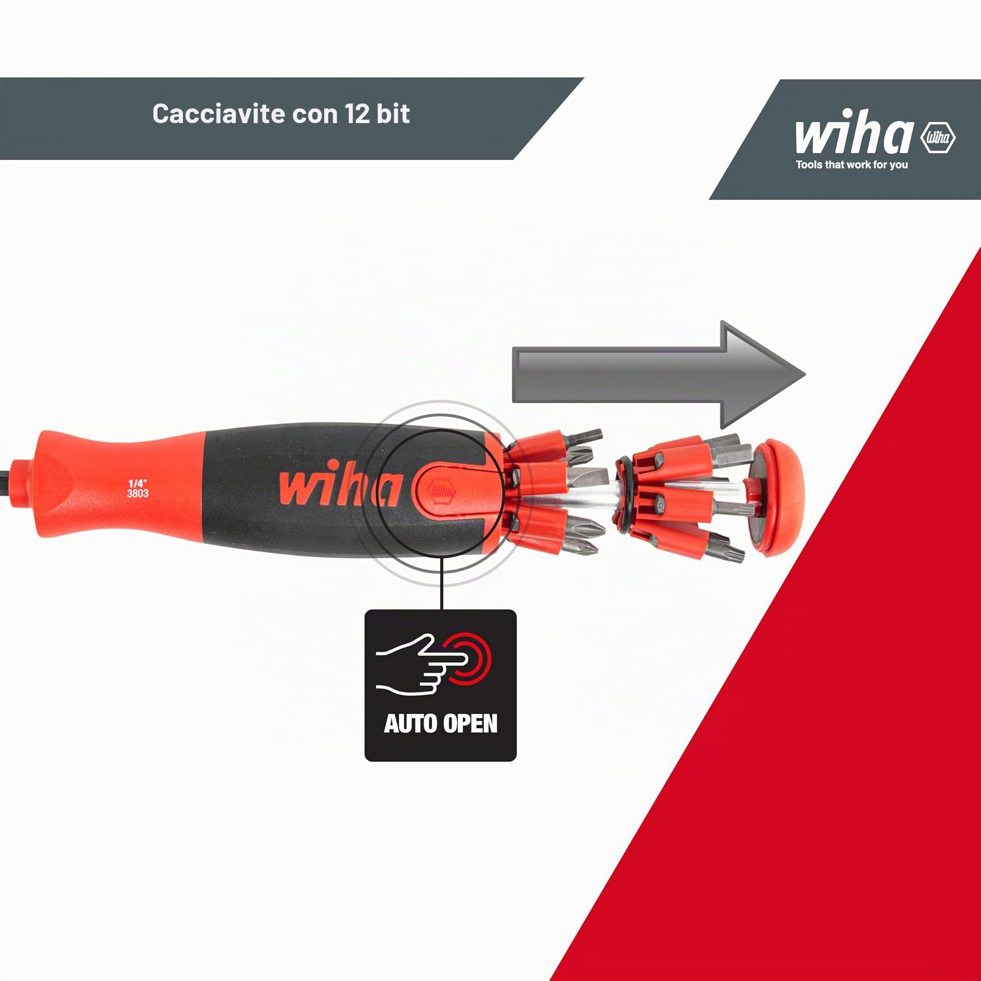 Destornillador con cargador LiftUp 25 magnético