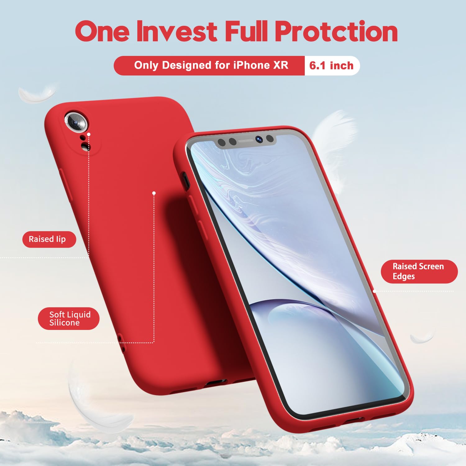 oakxco for iPhone 16 Pro Max Case Liquid Silicone, Soft Rubber Gel Elegant Aesthetic Basic Simple Cover, Cute Thin Slim TPU Matte Solid Color Plain Smooth Case for Women Girl, Light Pink — view 368