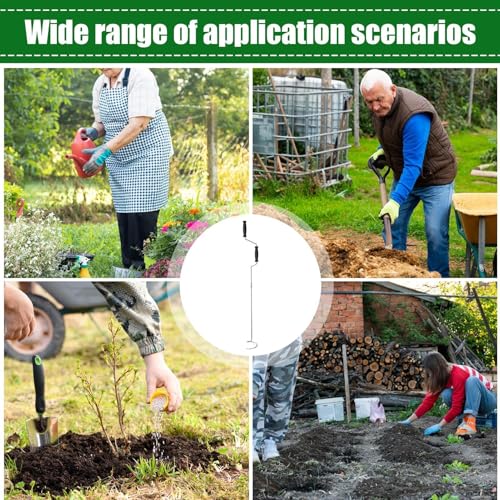 Outil de tournage de compost manuel pour l'aération extérieure du jardin - 6