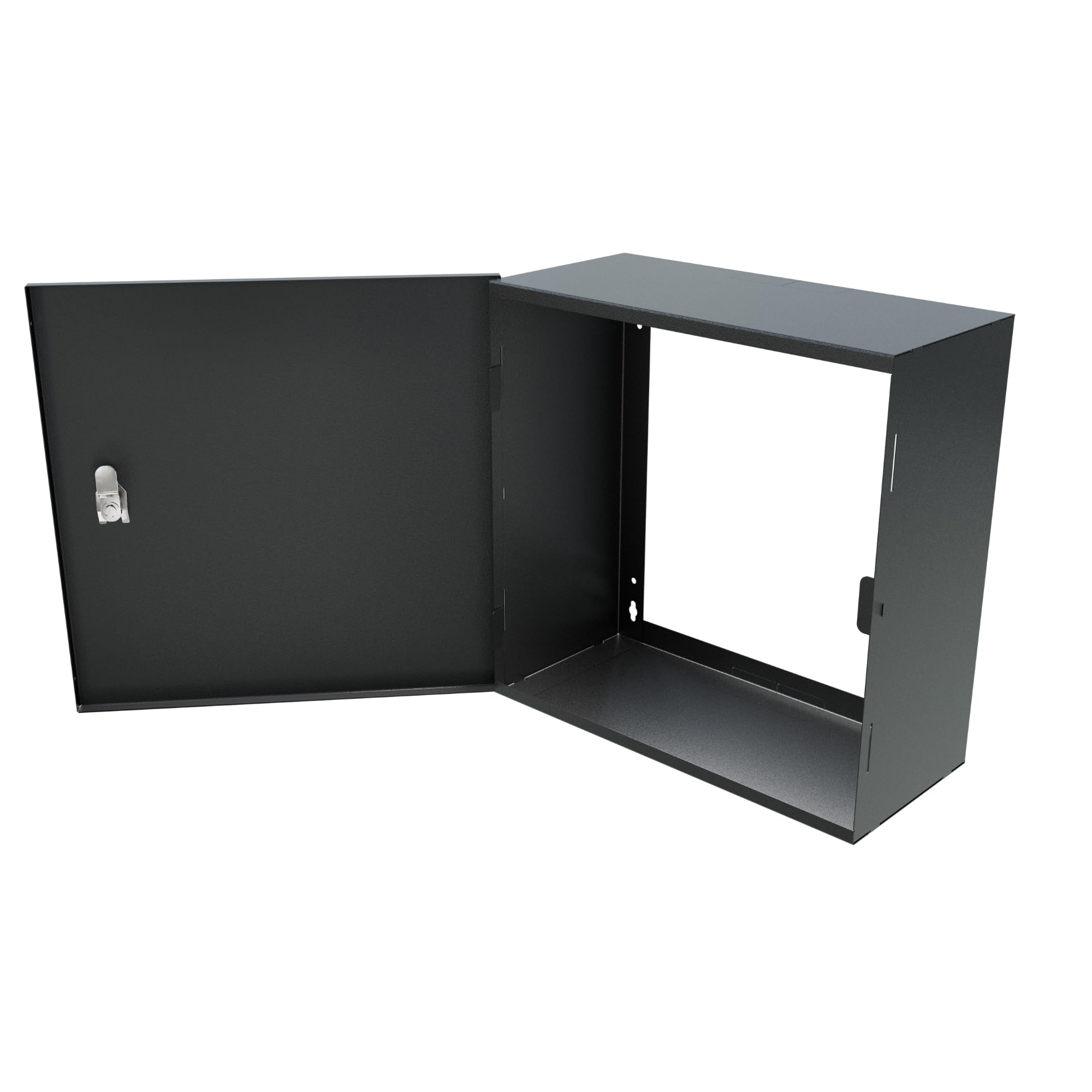 Boite de Derivation Etanche Exterieur 300x300x140mm - Coffret Electrique Etanche en Acier et étanche à la Poussière - Boite de Derivation avec Serrure et Deux Clés