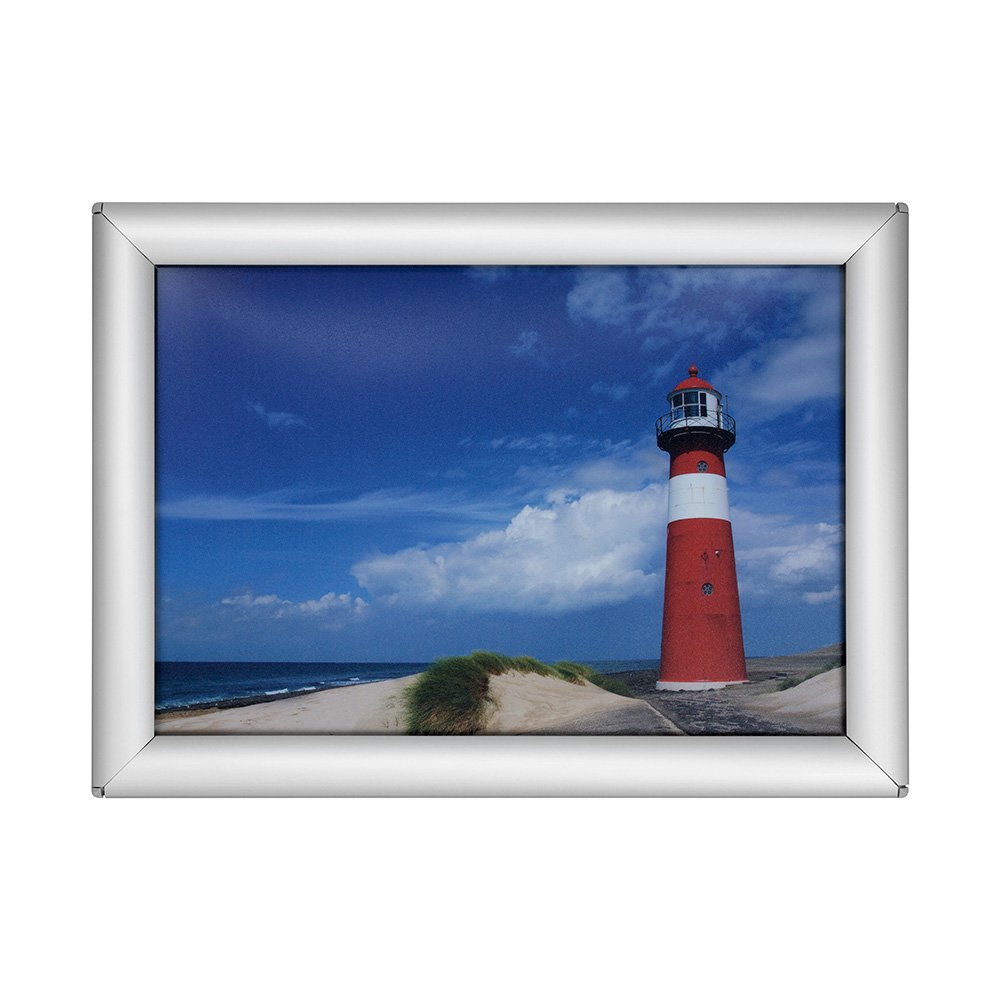 VKF Renzel GmbH Vorteilspack 10 x Bilderrahmen Klapprahmen Plakatrahmen aus Aluminium/Kunststoff im Set - DIN A4 - Geschenkidee für Familien - Fanposter