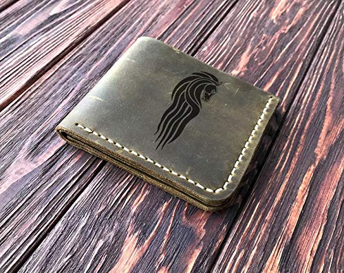 Rohan Wallet, Lord Rings Wallet, Gift for Him, Personalized Mens Wallet, Handmade Leather Wallet, Mens Gift For Father, Husband Gift, Boyfriend Gift k732