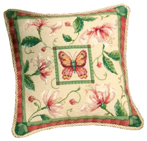 Dimensions Needlecrafts Needlepoint, Honeysuckle Butterfly