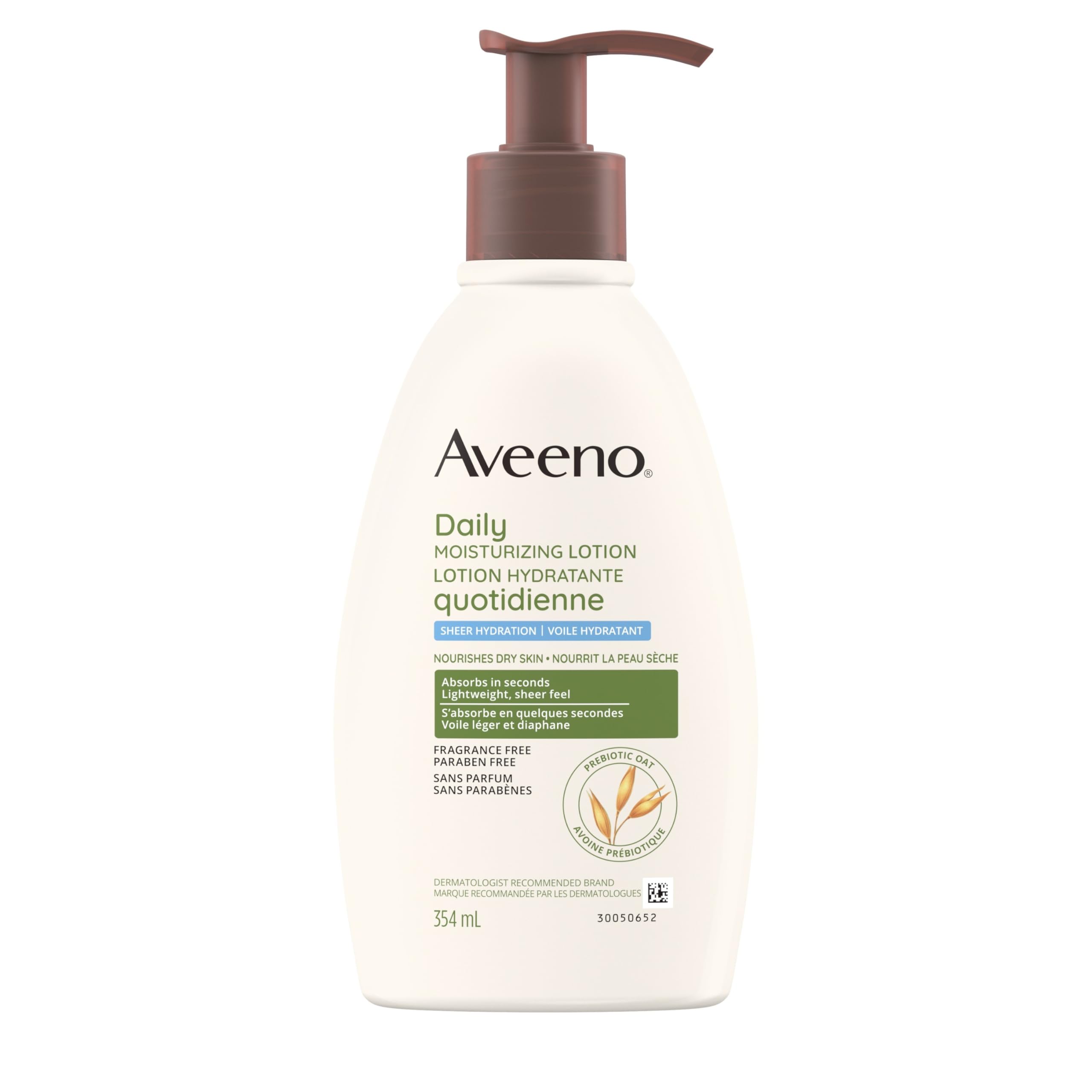 Aveeno Daily Moisturizing Lotion Sheer Hydration - Oily Skin, Dry