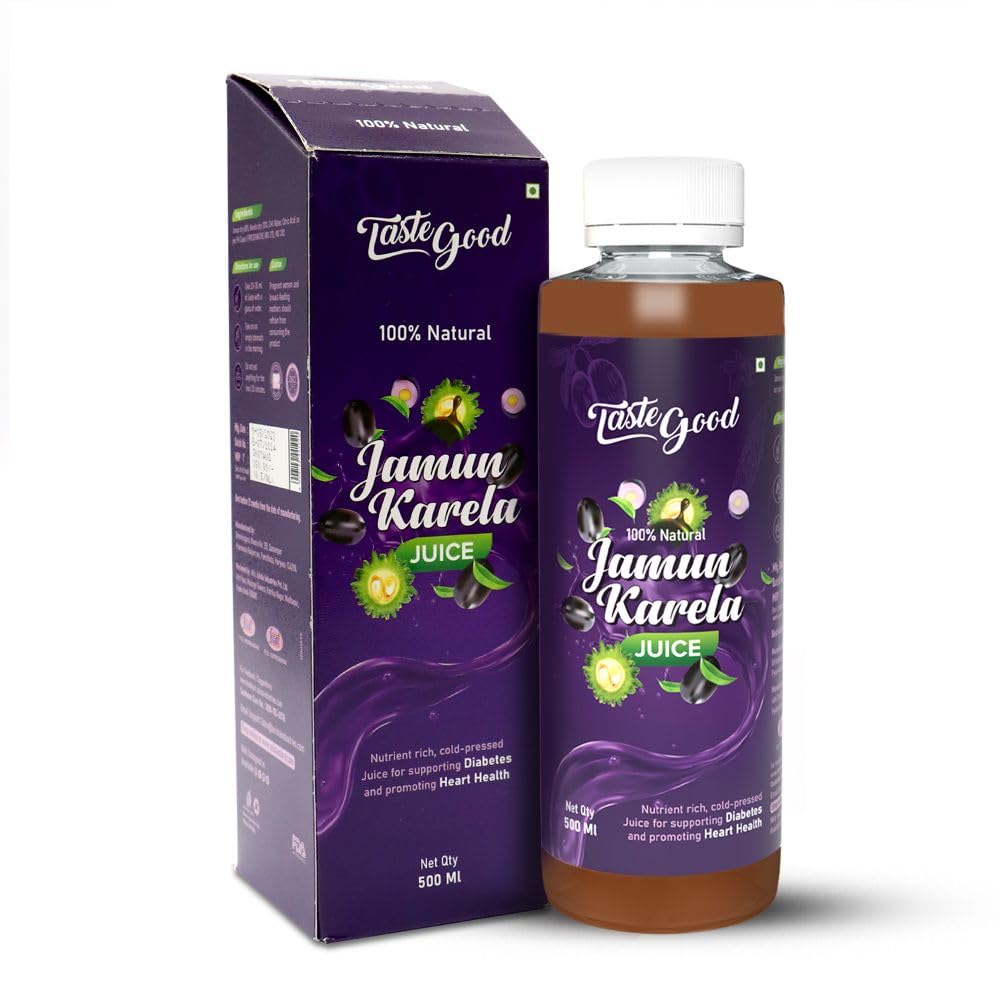 AZISTA Taste Good Jamun Karela Juice| Helps Control Blood Sugar Level,Lower Bad Cholesterol,& Promotes Heart Health|Diabetic&Prediabetic Care-Pack Of 2(500Ml) (B0C7GC9TTJ) Amazon Price History, Amazon Price Tracker