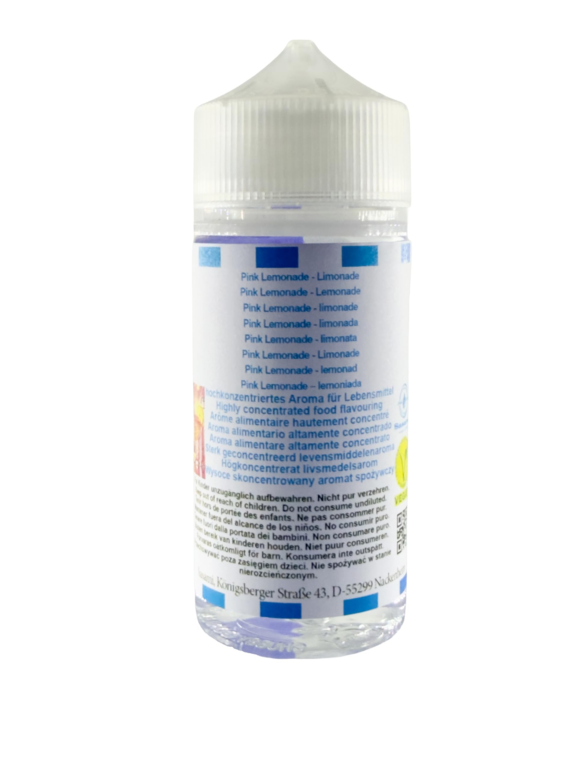 Pink Lemonade - pomelo limonada aroma concentrado - Vegano - Sasami - 100ml