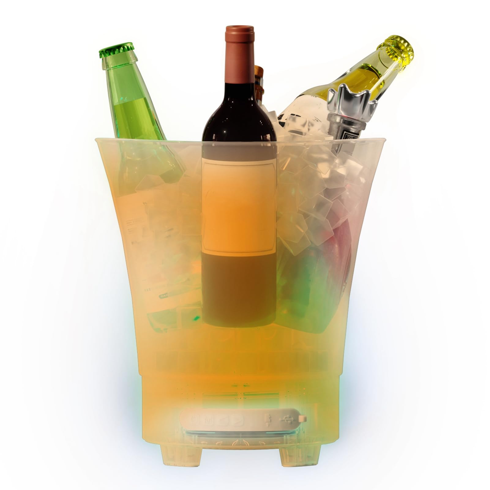 Portable LED Ice Bucket with Built In Wireless Bluetooth Speaker | LTD Commodities Portable LED Ice Bucket with Built In Wireless Bluetooth Speaker | LTD Commodities