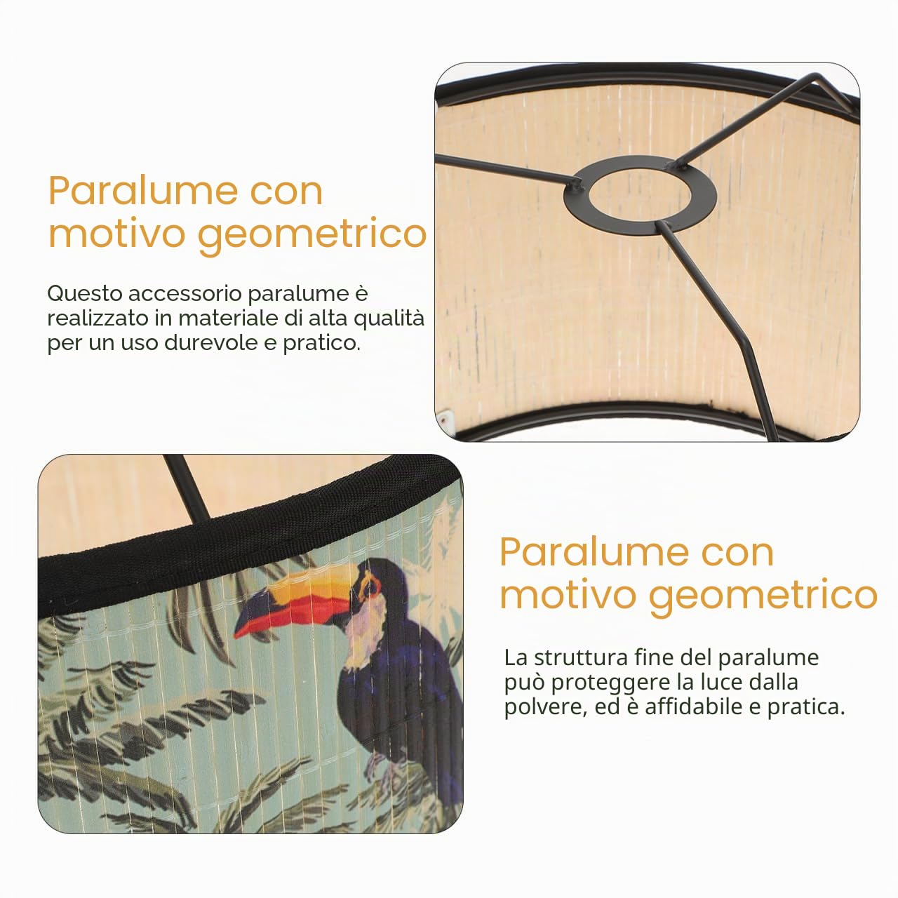 OSALADI Paralume a tamburo giapponese E27 Vintage Paralume Fiore Lampadario Copertura lampada Accessori Luce Per Lampada A Sospensione Lampada Da Verde