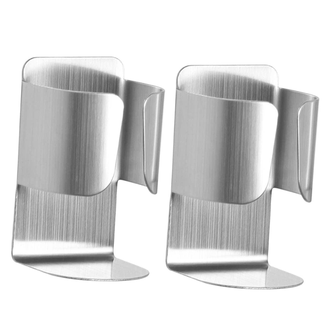 3 Series Soporte para Cepillo Acero Inoxidable Poseedor Soporte Pared para Cepillo Estanteria Almacenaje Plata 2 Piezas X 3