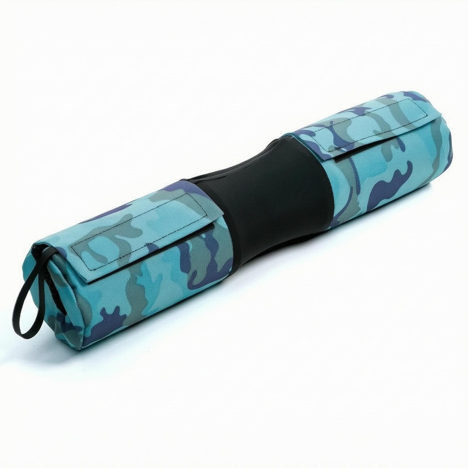 Barbell Squat Pad with Straps Padded Squat Pad Foam for Weightlifters, Gym Blue Camo Self-Adhesive | Barbells & Attachments | Strength Training | Fitness Running & Yoga-image-8
