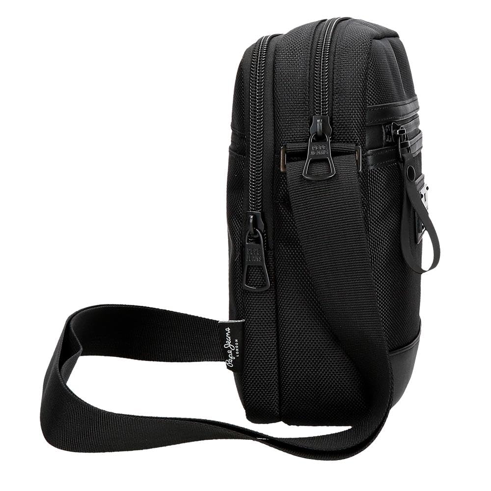 Pepe Jeans Blackmore, bandolera, riñonera, carterón, fabricada en poliéster y detalles en piel sintética, Tejido acabado repelente al agua. De Joumma Bags