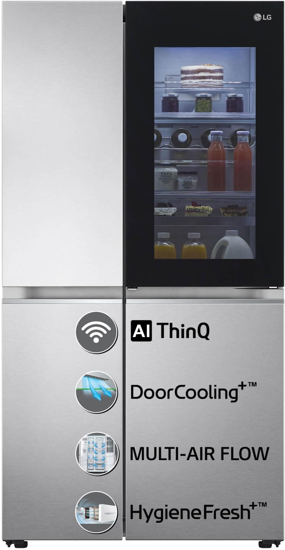 LG 655 L FrostFree Inverter Compressor WiFi SideBySide Door