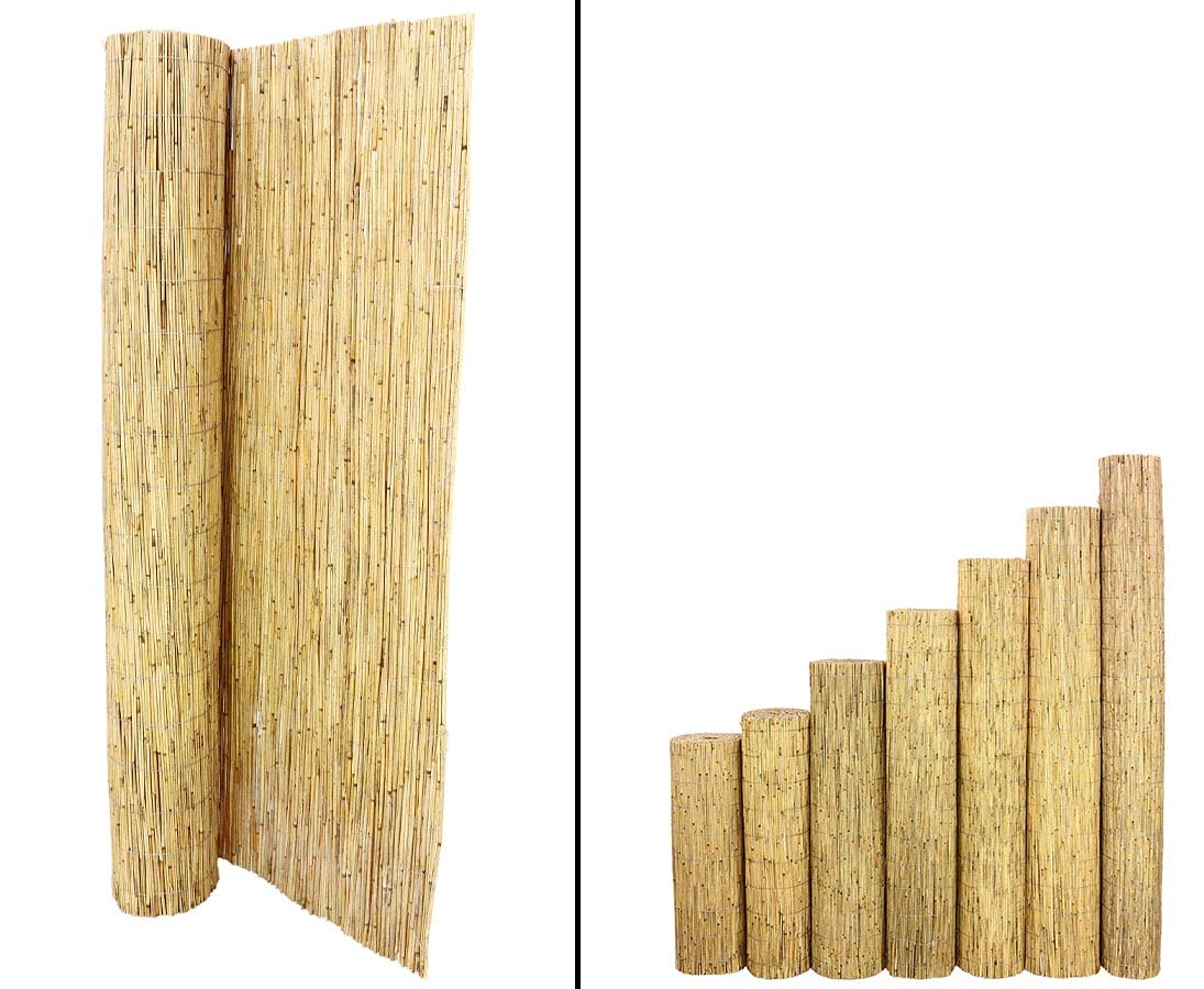 Schilfmatte "Beach" 200x500cm als Sichtschutz für Gartenzäune