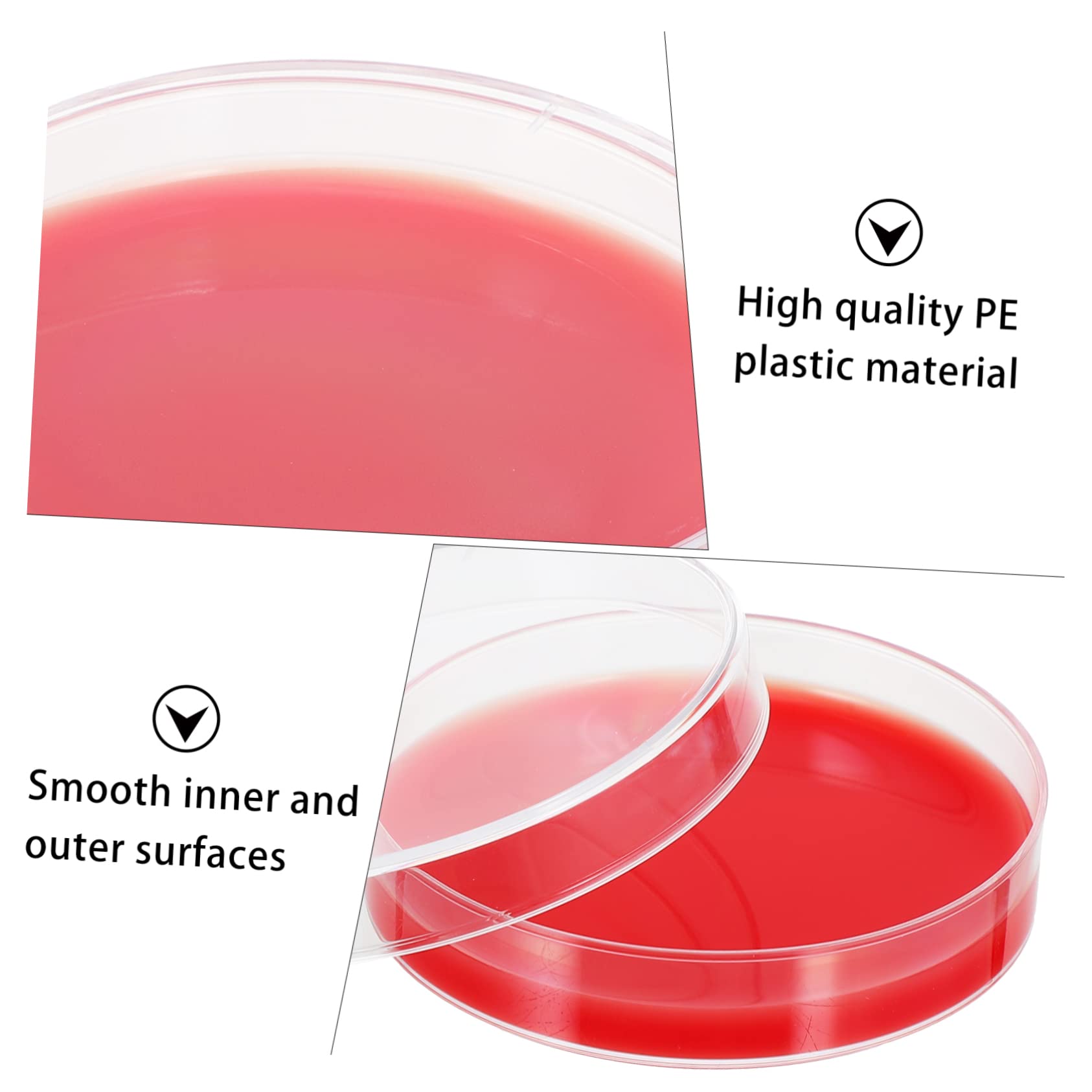 GLEAVI 20 Piezas Placa de Agar placas de medio de cultivo placa petri con agar placa de agar-petri placas de agar medio de crecimiento medio de cultivo agar placa de Petri Colombia