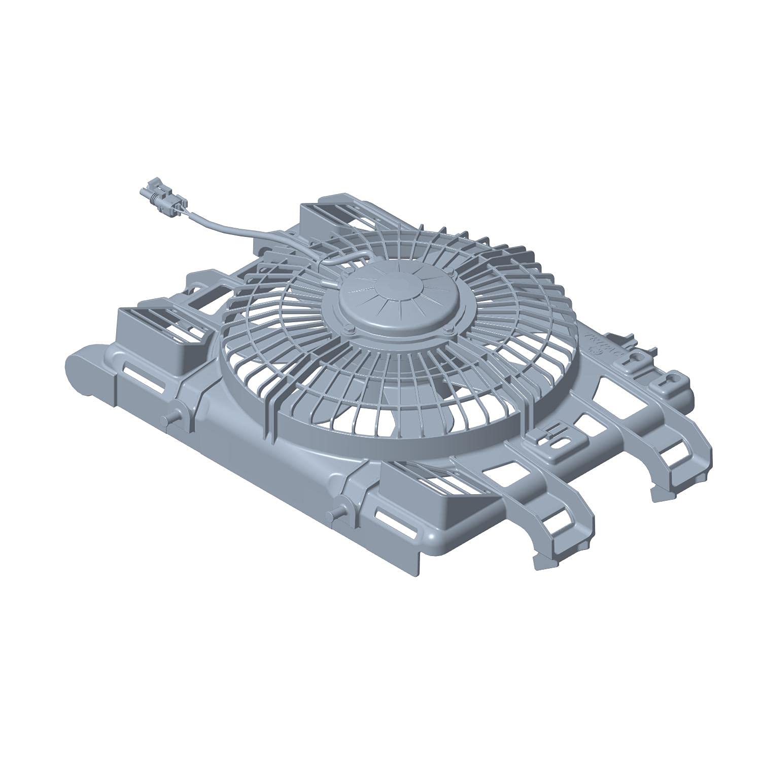 Amazon.com: Polaris 12 in Fan, Ring, Shroud, LED, for ATV Models 