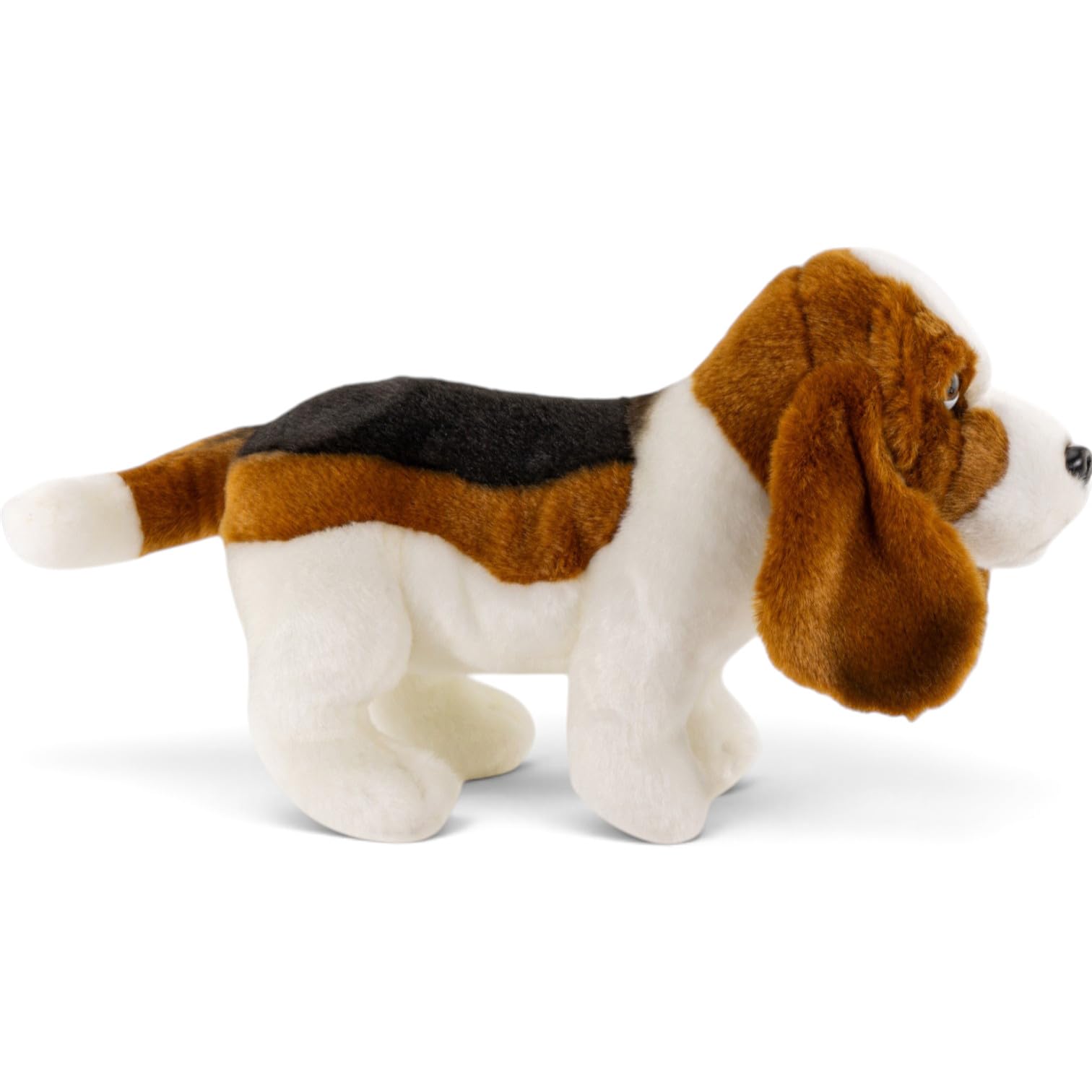 Carl Dick Basset in piedi, peluche, animale di peluche, ca. 32 cm 3622