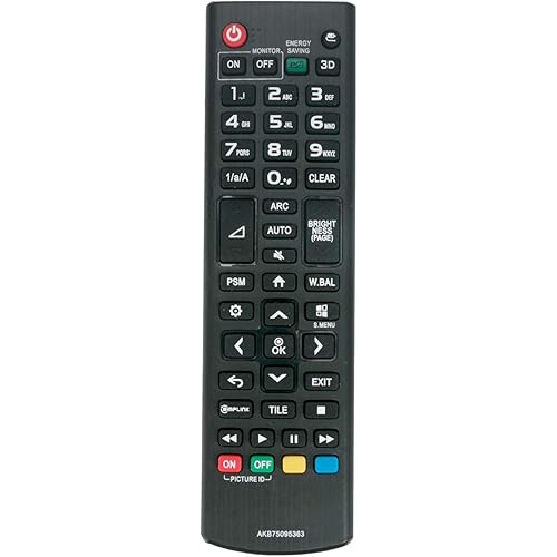 AKB75095363 Replace Remote Applicable for LG Digital Signage 32SM5D 43SM5D 49SM5D 55SM5D 65SM5D 32SM5KD 43SM5KD 49SM5KD 55SM5KD 65SM5KD 43SM3D 49SM3D 55SM3D55EG5CD 55TC3D-B 55TC3D